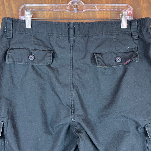 WeArFirst Mens Shorts Black Cargo Outdoors Active Gorpcore 100% Cotton 36x10 - Picture 11 of 12
